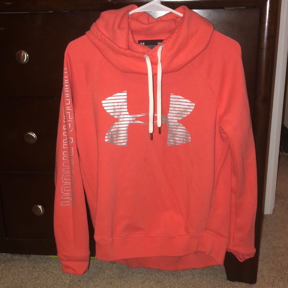 Under Armour hoodie in coral